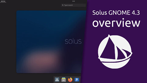 Solus GNOME 4.3 overview | Designed for Everyone.