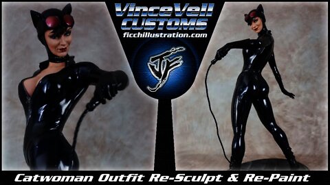 Sideshow Catwoman Premium Format Statue Latex Re-Sculpt & Re-paint