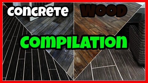 Concrete That LOOKS LIKE WOOD 👷 COMPILATION 👷 Complete Transformation!