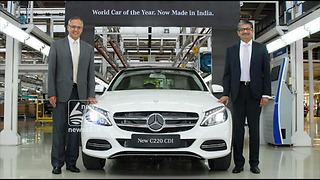 mercidise benz c class launched in kerala