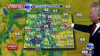 Cool and wet weather lingers over Colorado