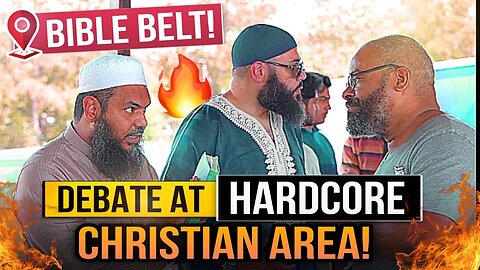 🔥😱 DEBATE at Hardcore Christian Area ✝️❗Bible Belt #biblebelt #debate