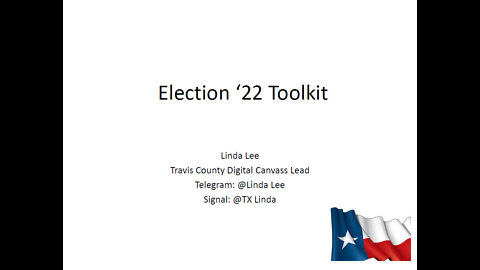 Election '22 Toolkit