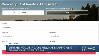 Airbnb focusing on human trafficking