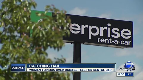 Littleton woman says she got billed for hail damage to rental car... when it never hailed