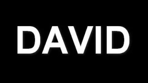 15 'David' EVPs recorded within the last two years.