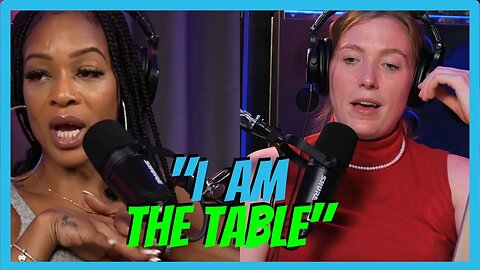 Woman Claims She is the table