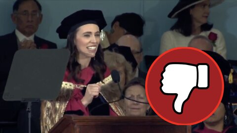 Looking At the Number of Hidden Dislikes on Two Videos of Jacinda Ardern's Harvard Speech