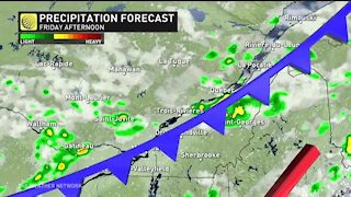 Storms through this weekend across Quebec with a stretch of dangerous humidex values