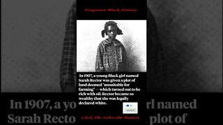 Sarah Rector | Forgotten Black History