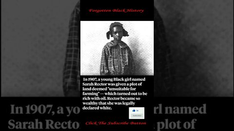 Sarah Rector | Forgotten Black History