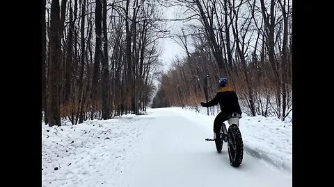 Taking a Winter Rip through Town ( Framed Minnesota 2.2 )