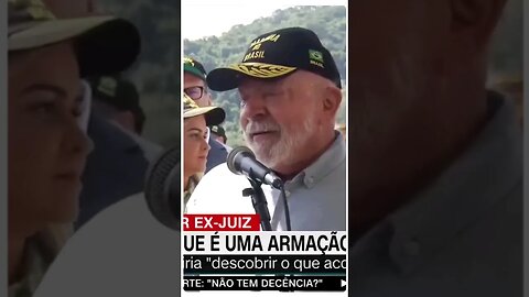 Lula ironiza ameaça a Moro, senador rebate| @shortscnn #shortscnn