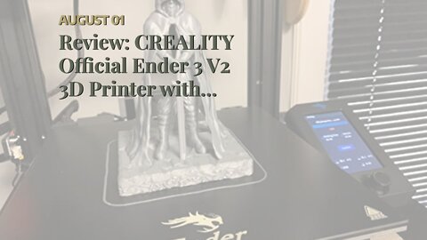 Review: CREALITY Official Ender 3 V2 3D Printer with MeanWell Power Supply Upgraded Version of...