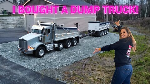 I DID IT! I BOUGHT MY FIRST DUMP TRUCK! 2003 Kenworth Truck and Pup Sturdyweld Dump Truck.