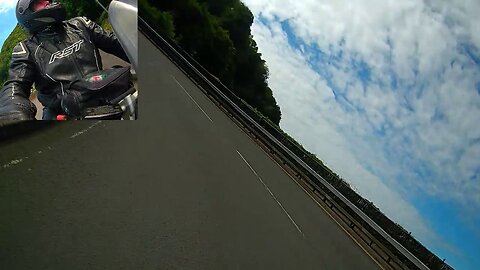 #biker, v, car driver, hill riding, #lynmouth hill, #overtake, _0