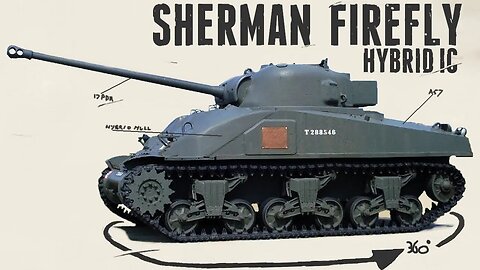 Sherman Firefly Hybrid IC - Walkaround - 11th Armoured Division Monument.