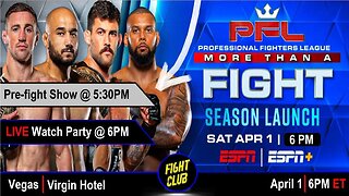 PFL #1 Pre-fight Show & PFL/GameBread Watch Party
