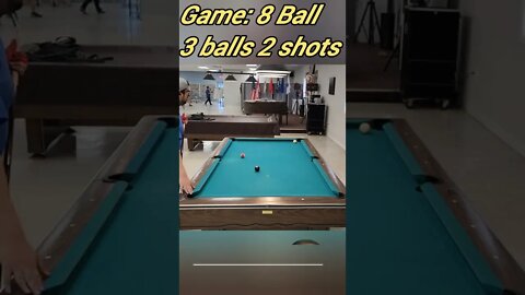 3 balls 2 shots #8ballpool #shorts
