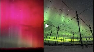 ONE COINCIDENCE AFTER THE NEXT! HAARP IS RUNNING AN 'EXPERIMENT' DURING THE SOLAR FLARE EVENT!