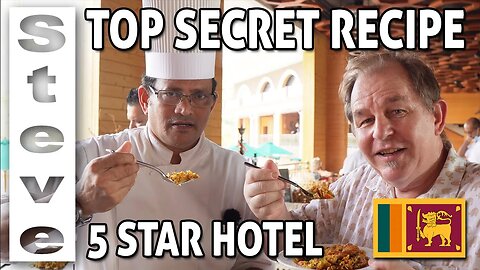 STEVE COOKS 5 Star KOTTU - Invited to stay in a Fancy Hotel 👨‍🍳🇱🇰