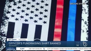 Fundraising T-shirt for Escondido Police Officer fighting brain cancer banned from Palomar Hospital grounds