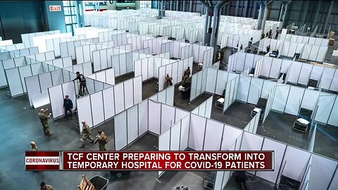 TCF enter preparing to transform into temporary hospital for COVID-19 patients