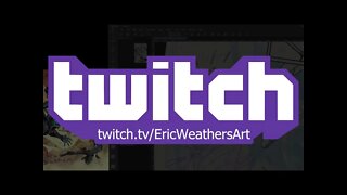 I'm back on TWITCH?! Live Stream Time-lapse drawing.