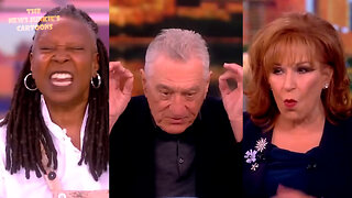 Paranoia on steroids: Total meltdown of the View dummies and Robert De Niro over Trump leading in the polls of battleground states.