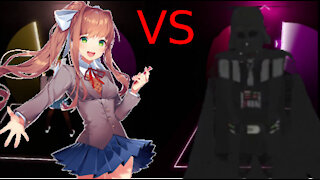 Darth Vader vs Monika 360 EXPERT Beat Saber! 3,000 Rumble Special!