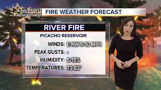 River Fire continues to burn near Eloy