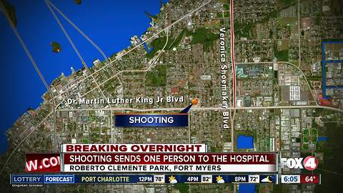 One injured in Fort Myers shooting in Roberto Clemente Park