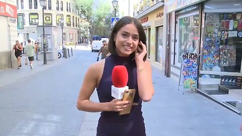 A creep in Spain gropes a reporter on live TV. Watch. [He was arrested]