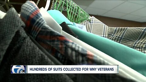 Hundreds of business suits donated to Western New York veterans
