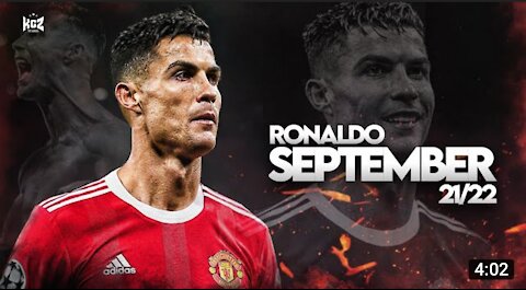 Cristiano Ronaldo ❯ September • Crazy Skills & Goals | 2021/22