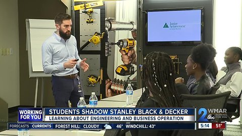 Students get work exposure at Stanley Black & Decker