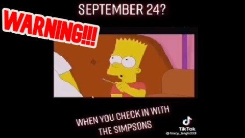 URGENT!!! 24 September: Simpsons predictions!