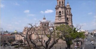 Church Bells in the Cathedral in Morelia, Mexico