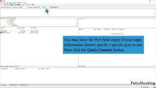 How to upload Index file to your site using FileZilla FelizHosting