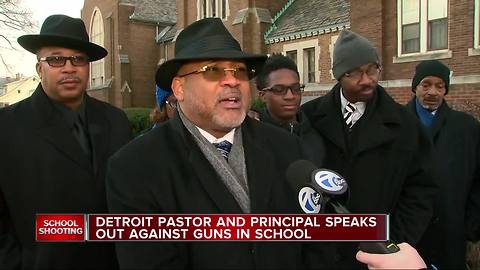 Detroit pastor says there are 'better options' than arming teachers