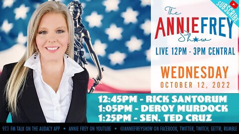 Convention of States, Border Security, Sen. Ted Cruz • Annie Frey Show 10/12/22