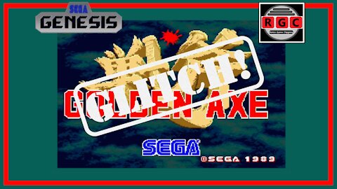 Golden Axe - Standing On The Edge Glitch - Retro Game Clipping