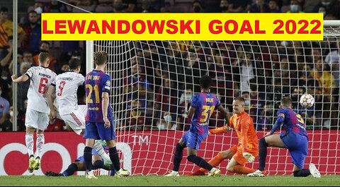 Lewandowski Goal 2022 in Barcelona Live Stadium