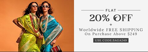 Exquisite sarees online in the USA, look no further than SareeSaga!