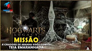 TEIA EMARANHADA - HOGWARTS LEGACY [CORTE] #tomoyosan #hogwartslegacybrasil #comidapelasaranhas