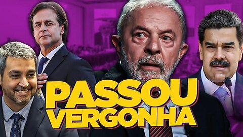 Lula passa VERGONHA por DEFENDER VENEZUELA no Mercosul!