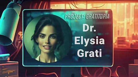 GRATITOPIA. the opening scene with Dr. Elysia Grati. pt 1