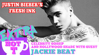 Shirtless Justin Bieber's Fresh Ink!: Extra Hot T with Jackie Beat