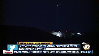 Emergency crews attempt rescue at 'Smuggler's Gulch' near US-Mexico border