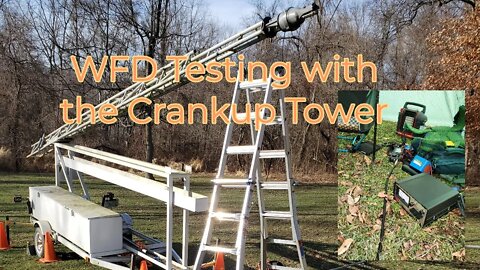 Crank up trailer test for winter field day